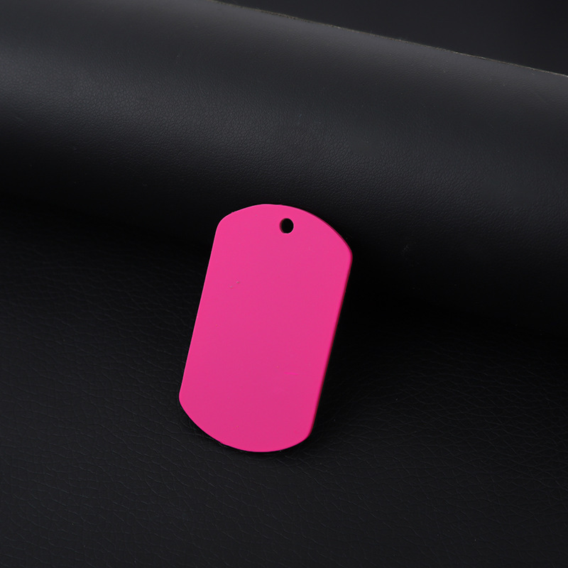 Plaque inox + cordon couleur « DIY » pour chien - Image 4