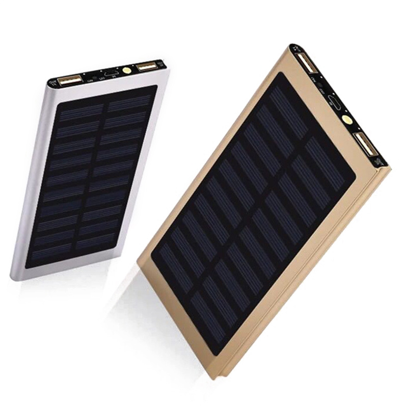 Power Bank Solaire 20 000 mAh – Chargeur Portable à Double USB avec Panneau Solaire - Image 2