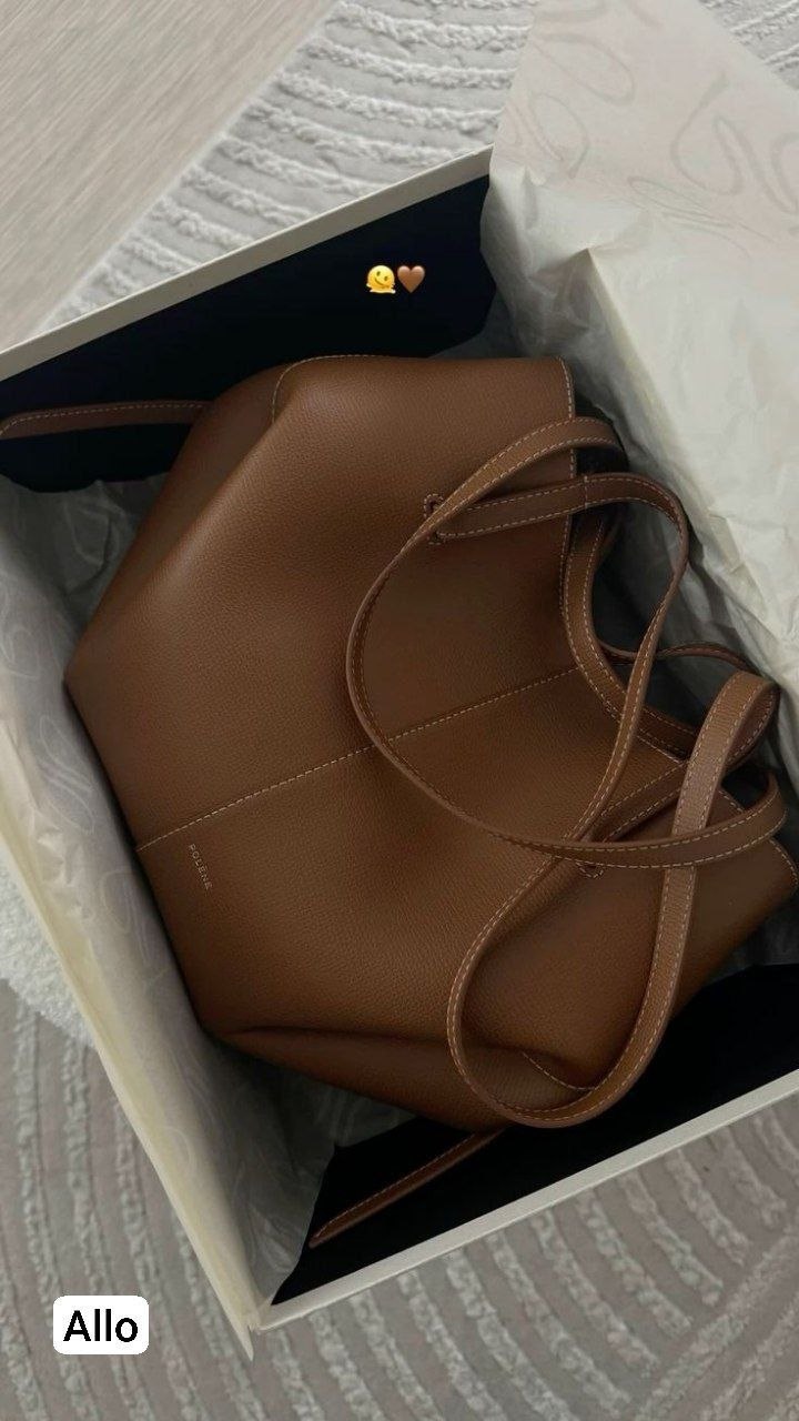 👜 شنطة بولين النسائية الفاخرة | Polen Mini Bag Brown - Image 4