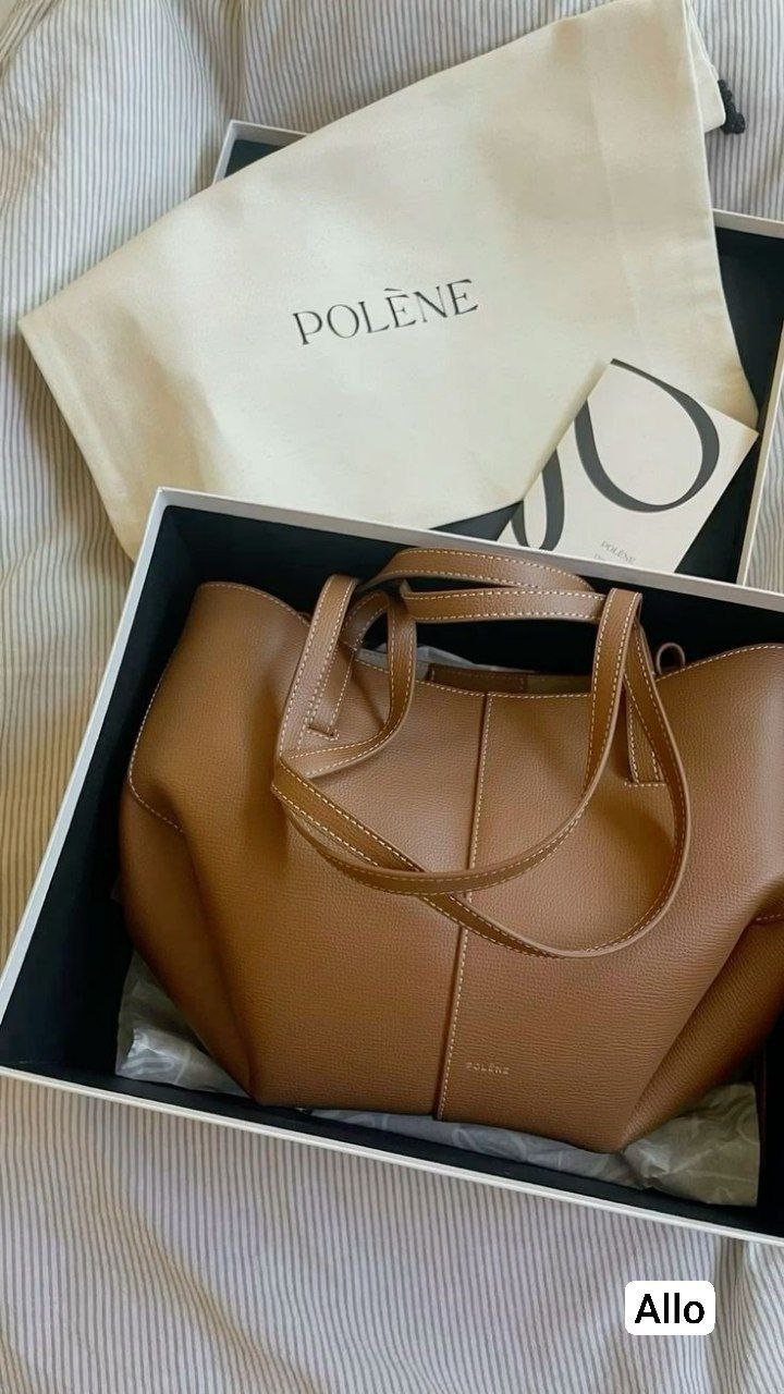 👜 شنطة بولين النسائية الفاخرة | Polen Mini Bag Brown - Image 5